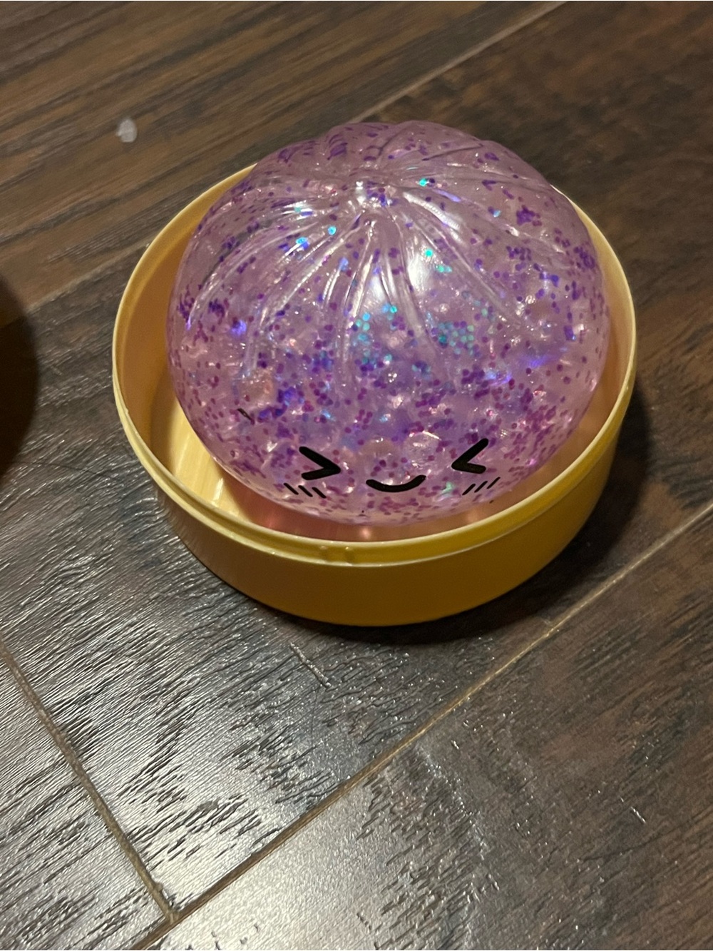 Squishy Glitter Purple Dumpling